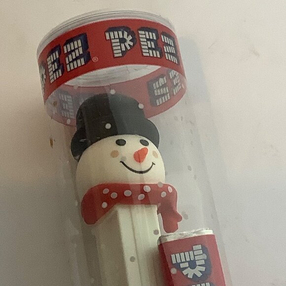 Pez Snowman Dispenser Gift Set With Candy 2.90 oz Made in USA NEW UNOPENED - Picture 1 of 7